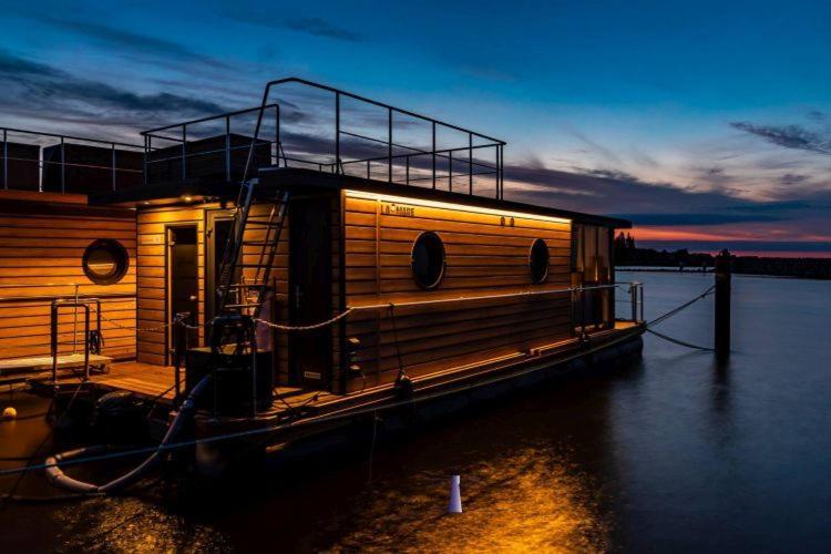 Hausboot Fjord Polaris Mit Biosauna In Barth Eksteriør billede